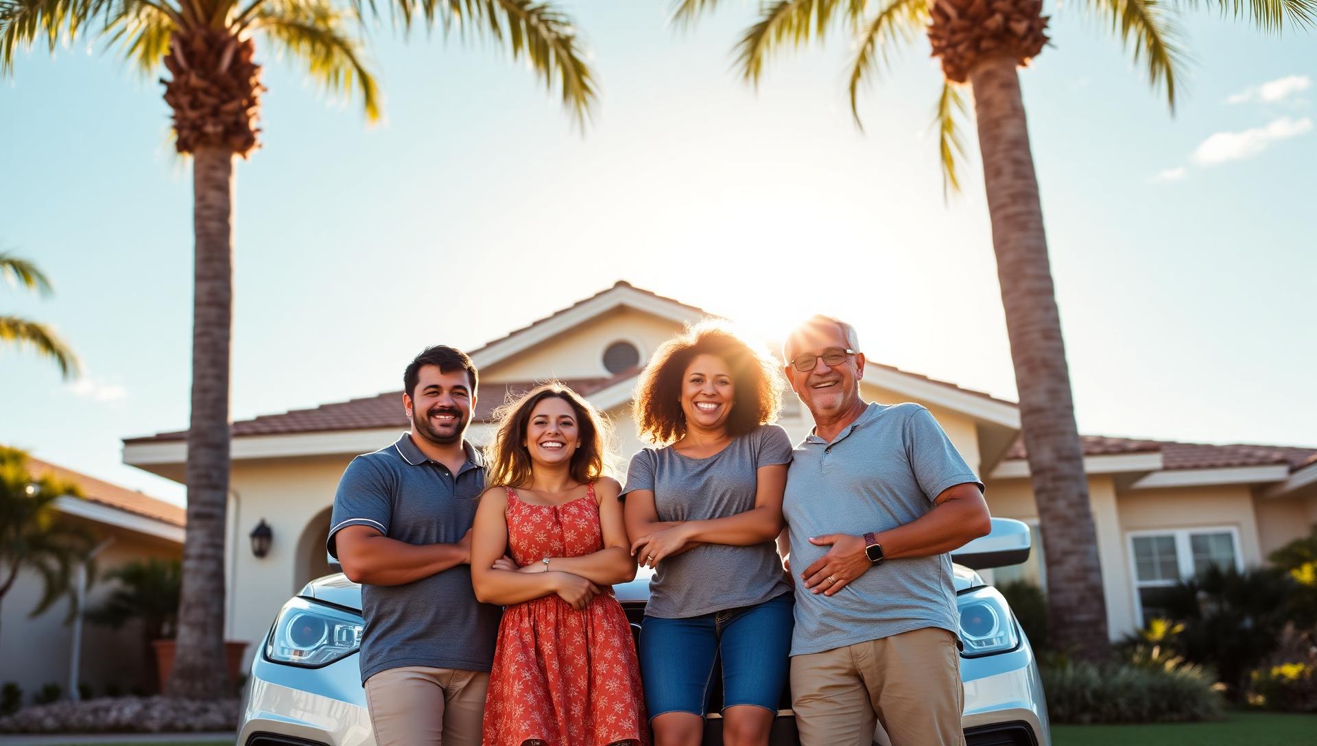 Tampa Bay Florida family protected by Rahman Insurance